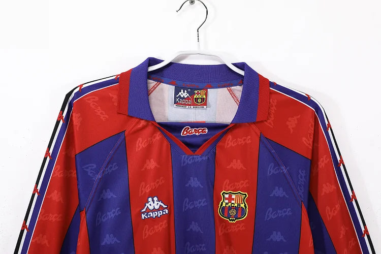 1996/97 Barcelona Home Long Sleeve Shirt