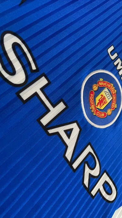 1996/97 Manchester United Second Away Shirt - Kids Kit