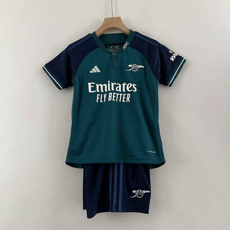 2023/2024 Arsenal Third Away Soccer Jersey Kids Size