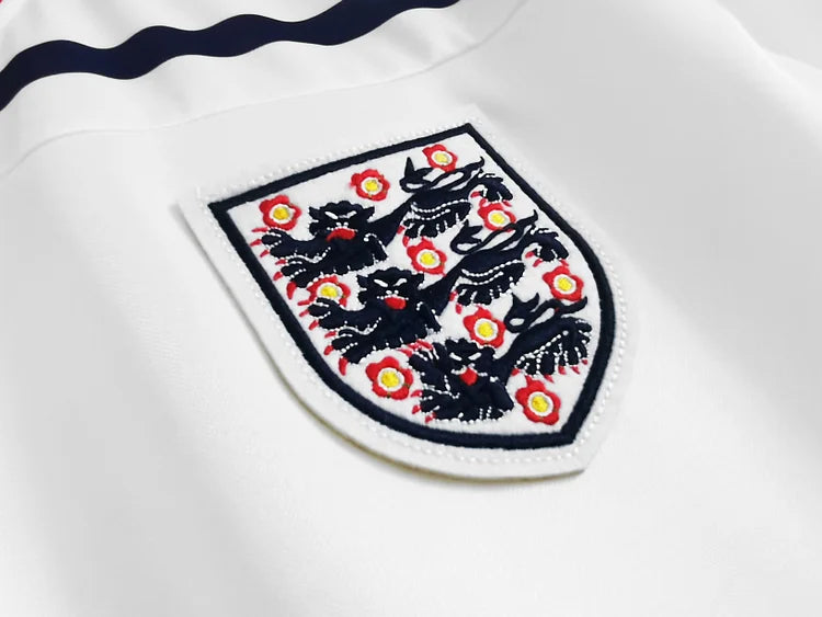 1982 England home white retro jersey