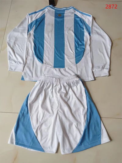 2024/25 Argentina Home Long Sleeves-Children'S Suit