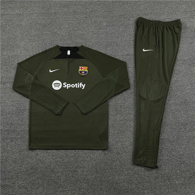 2023/24 Barcelona Military Green Training Kit