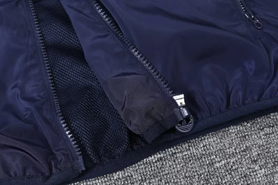 2023/24 Italian black and white hooded windbreaker 1:1 Thai quality