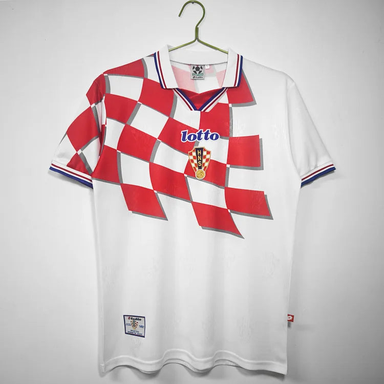 1998 Croatia home retro jersey 1:1 Thai quality