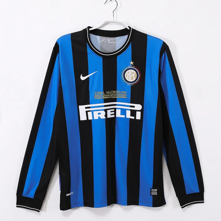 2009/10 Inter Milan Home Retro Long Sleeve Jersey