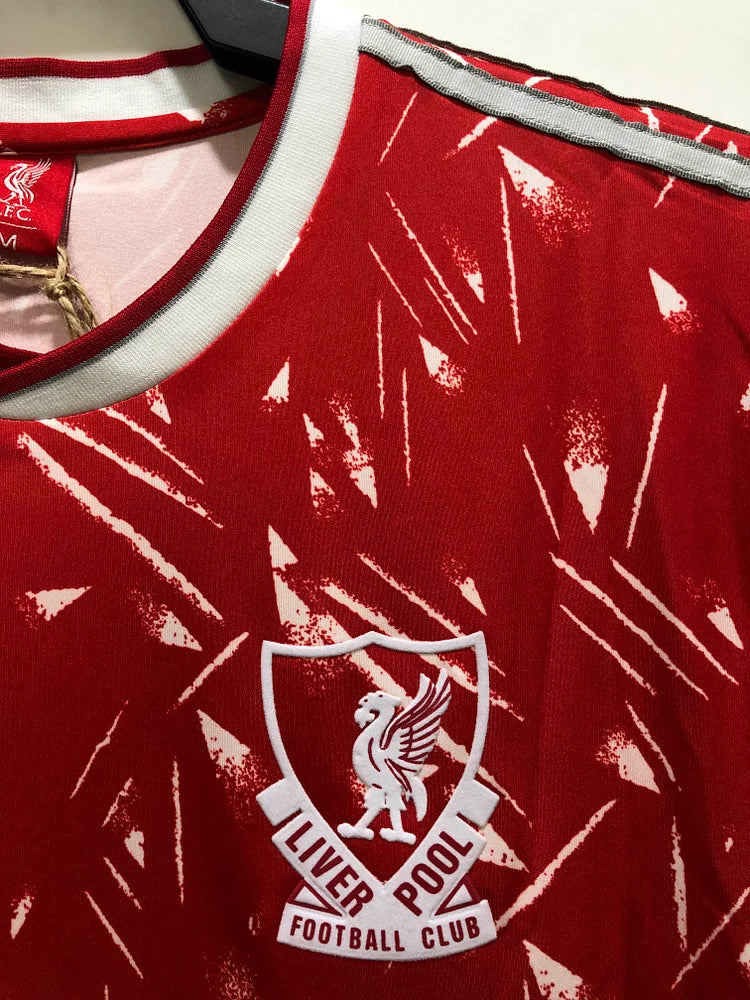 1989/91 Liverpool Home Long Sleeve Shirt