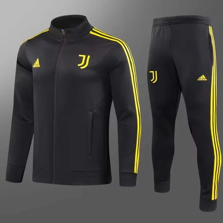 2023/2024 Juventus Long Zipped Jacket Black Football Shirt