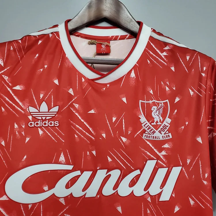 1989/91 Liverpool Home Retro Shirt