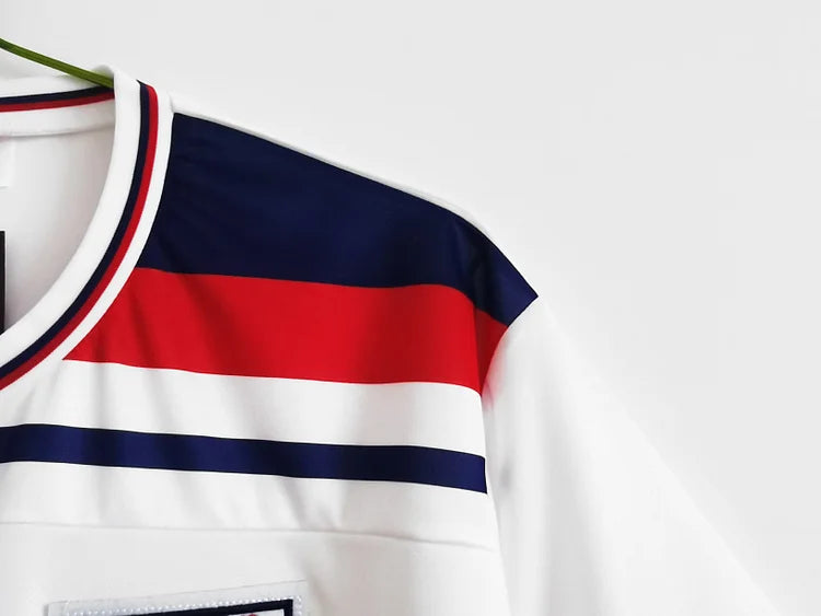 1982 England home white retro jersey