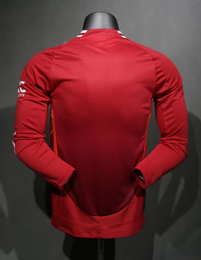 24/25 Manchester United Home Long Sleeve Player Edition