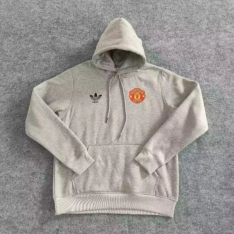 2024/25 Manchester United grey casual sweater.