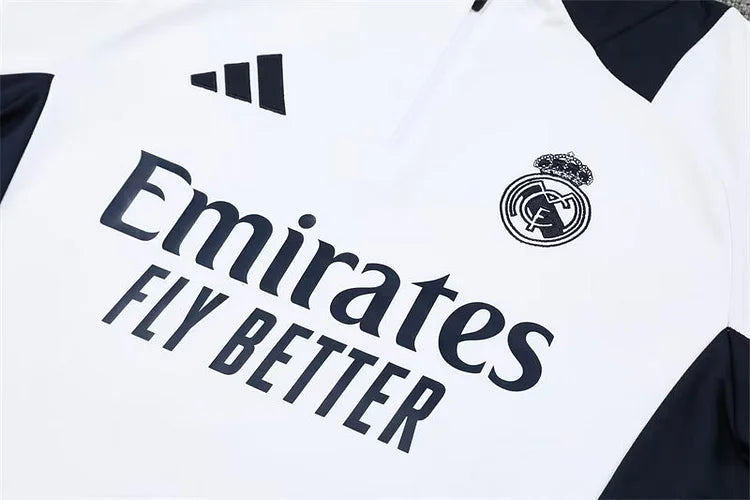 2024/2025 Real Madrid Half-Zip Training Suit