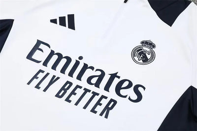 2024/2025 Real Madrid Half-Zip Training Suit