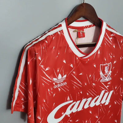 1989/91 Liverpool Home Retro Shirt