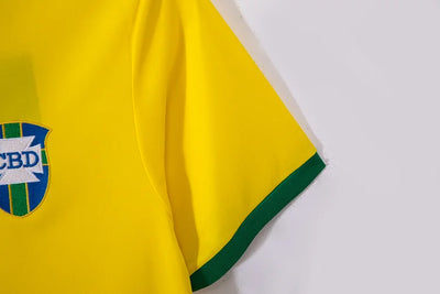 1970 Retro Brazil Home Soccer Jersey