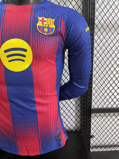 25/26 Barcelona home long sleeve player version