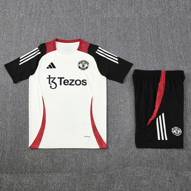 2025/2026 Manchester United Short-Sleeved Training Suit -