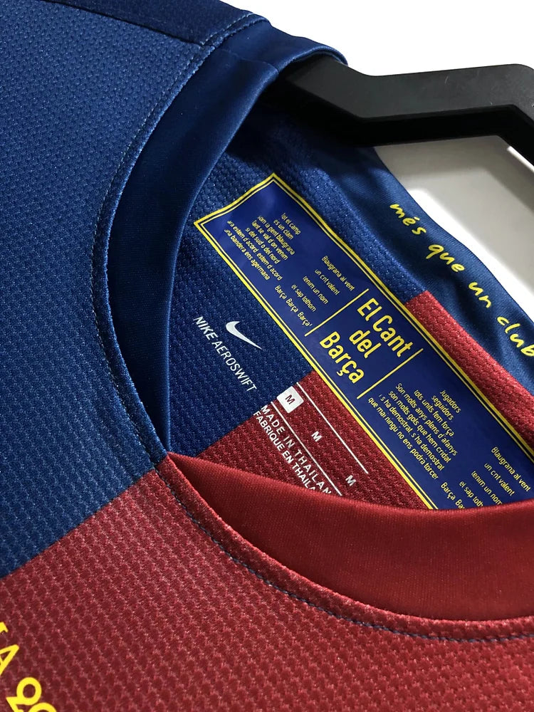 2008/09 Barcelona Home Long Sleeve Shirt - Champions League Edition