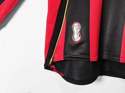 2006/07 AC Milan Home Long Sleeve Retro Shirt