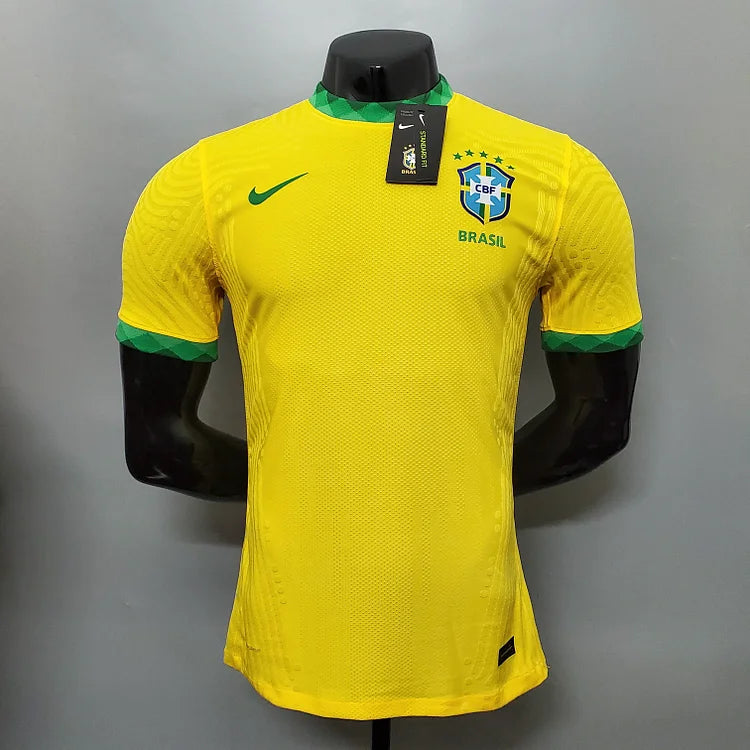 2021 Brazil Home Jersey - Player Edition