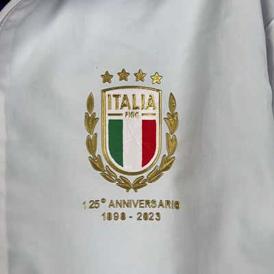 2023-2024 Italy Reversible Windbreaker (White-Blue)Soccer Jersey