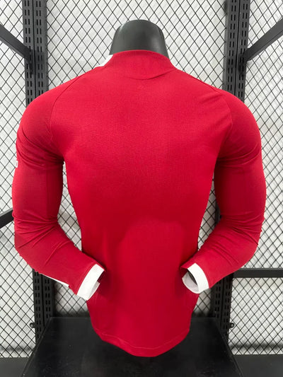 2025/2026 Liverpool Home Long Sleeve Player Version