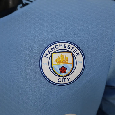 2024/2025 Manchester City Home Long Sleeve Player Edition