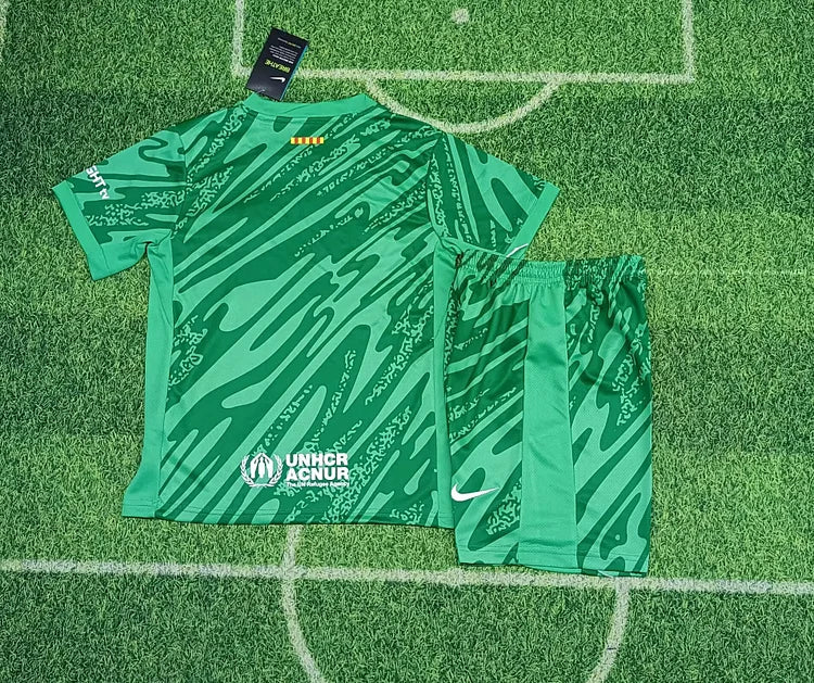 2024/25 Barcelona Goalkeeper - Kids Kit