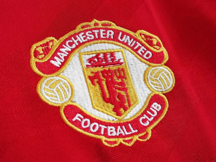 1986/88 Manchester United Home Long Sleeve Retro Jersey