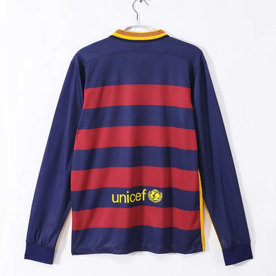 2015/16 Barcelona Home Retro Long Sleeve