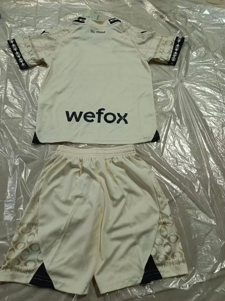 2023/2024 Ac Milan Away Children'S Jersey Children'S Sizes