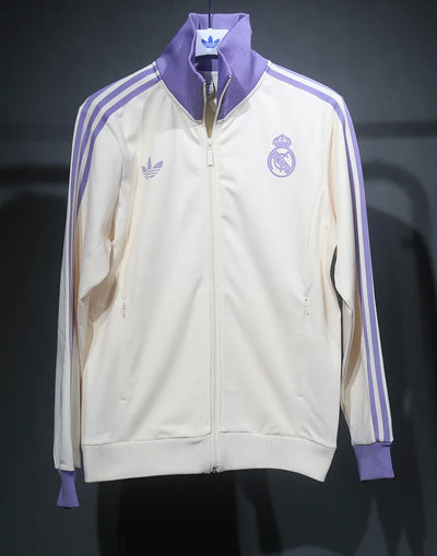 Real Madrid Trefoil Retro Slim Jacket + Retro Pants