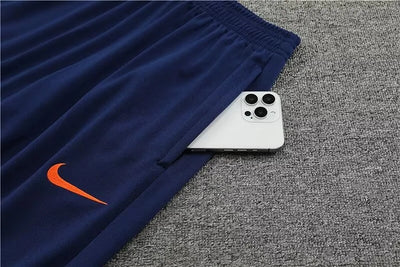 2024/25 Dutch half-pull training uniform royal blue 1:1 Thai quality suit