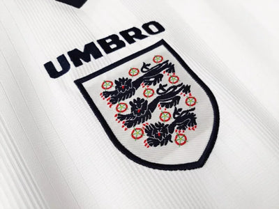 1996 England Home Long Sleeve Retro Jersey