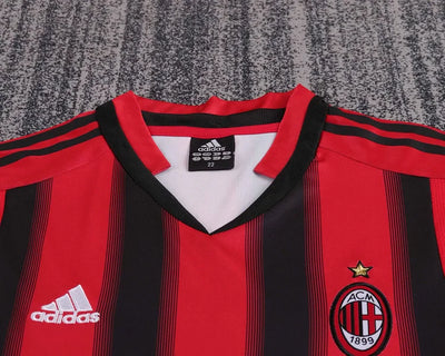 2004/05 Ac Milan Home Retro - Kids Kit