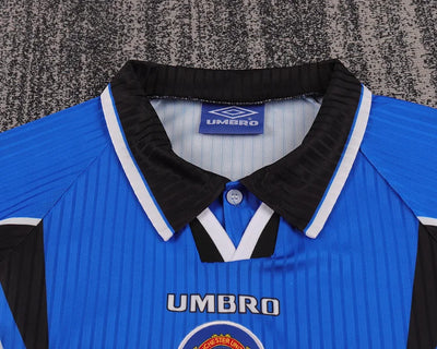 1996/97 Manchester United Second Away Shirt - Kids Kit