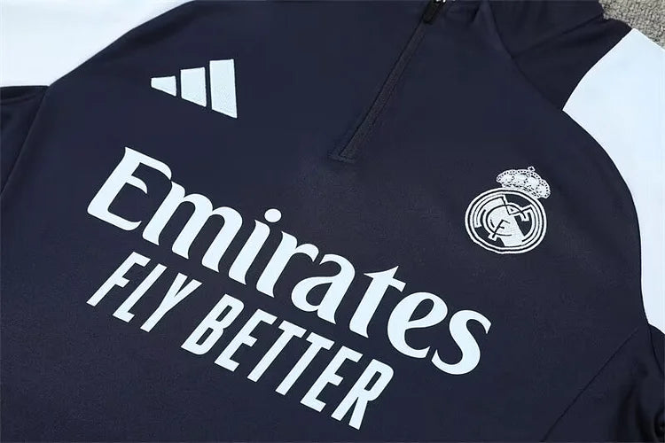 2024/25 Real Madrid Half-Zip Training Kit
