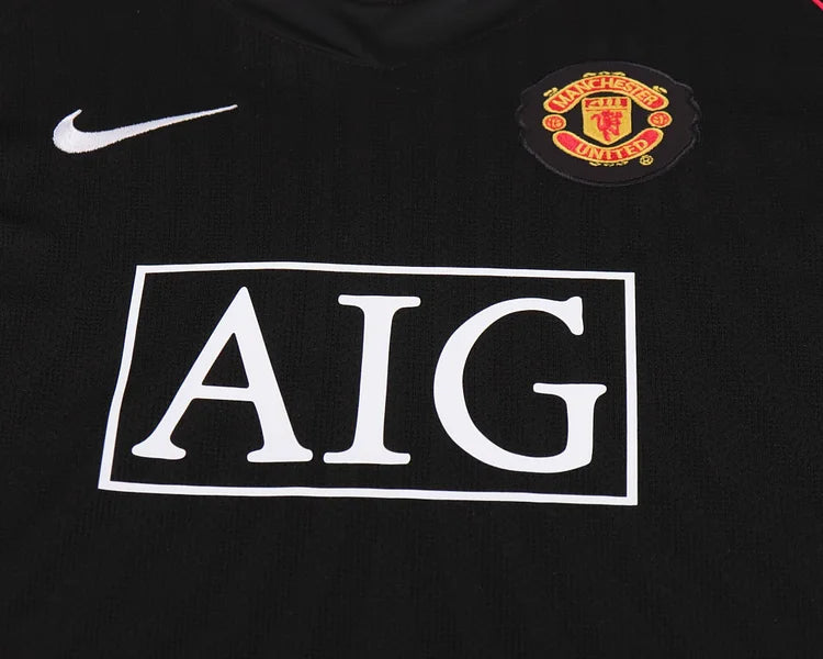 2007/08 Manchester United Away Retro - Kids Kit