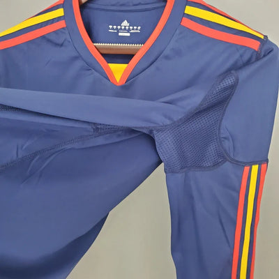 2010 Spain Away Long Sleeve Retro Jersey
