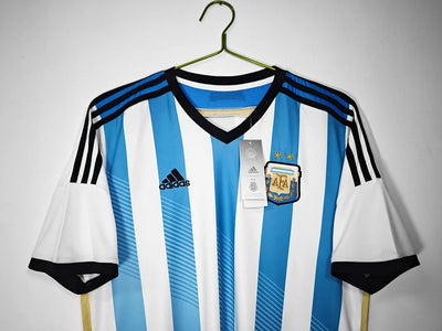 2014 Argentina Home Retro Jersey